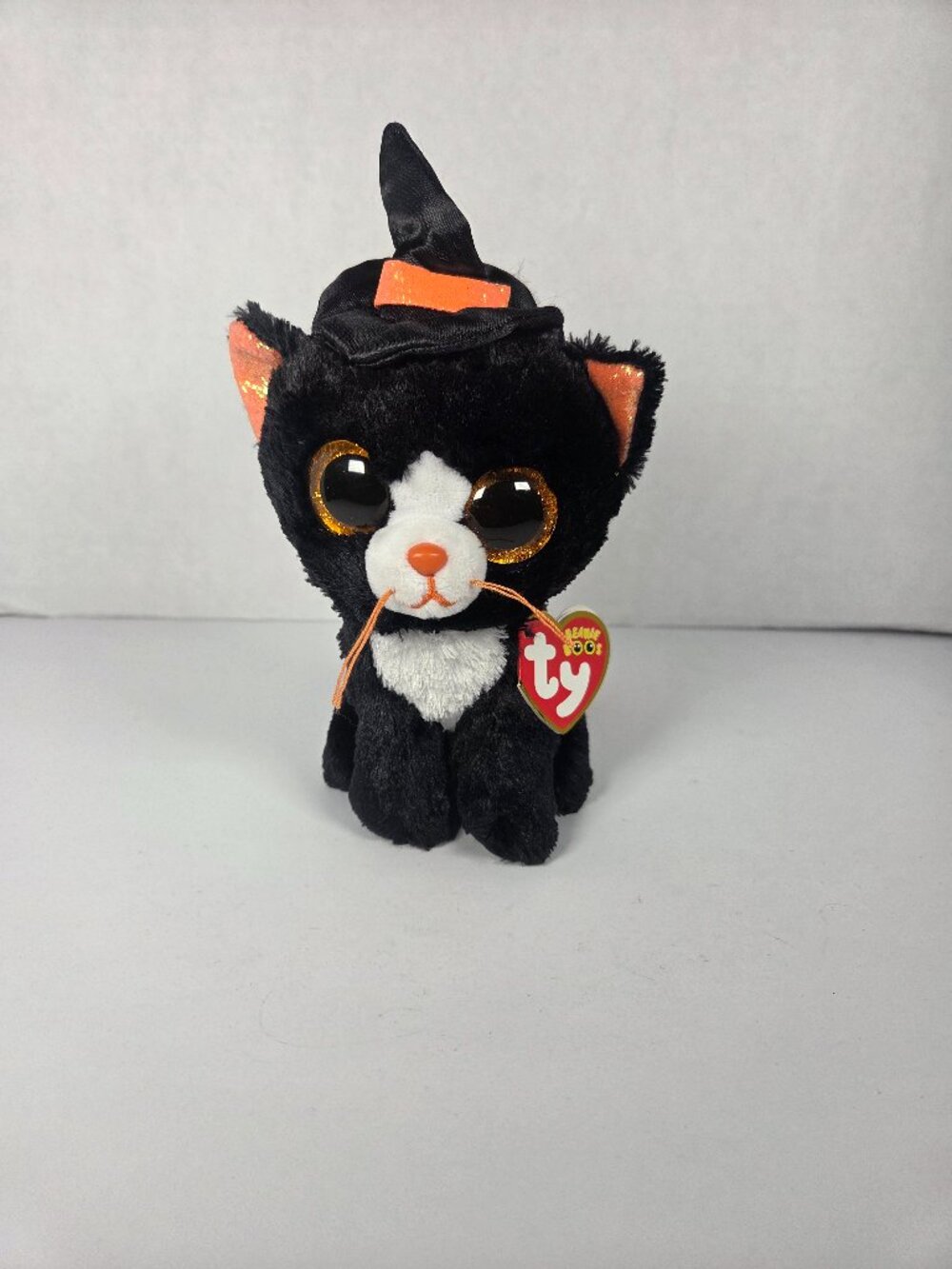 Ty Beanie Boos Witchie Black Cat Halloween Plush
